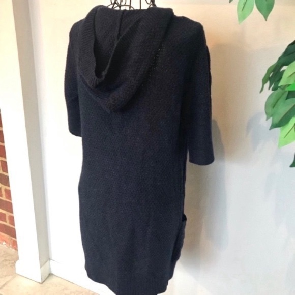 Kenji Angora Blend Short Sleeve Open Cardigan Sz S - Picture 4 of 9